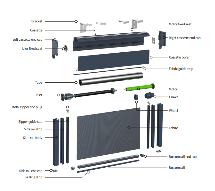 WR86-95 product exploded view